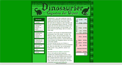 Desktop Screenshot of dino-wissen.de
